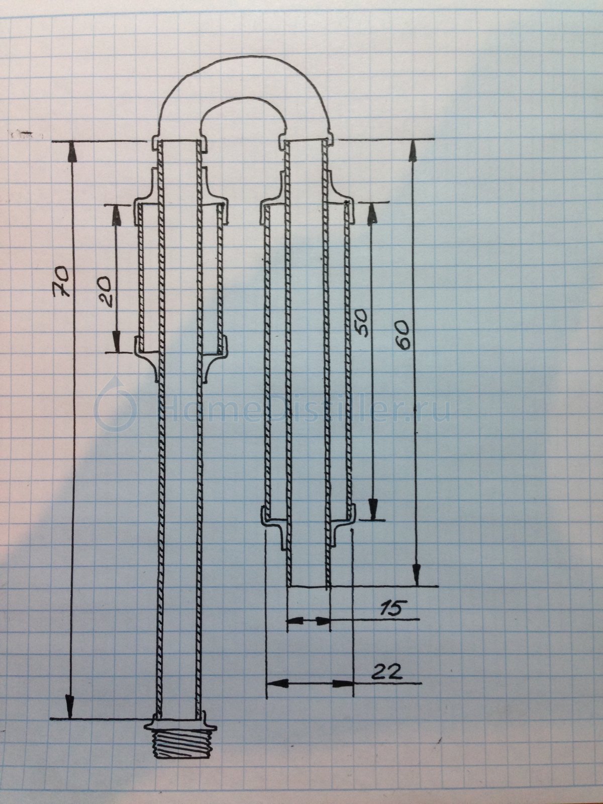 Колонна для самогонного аппарата своими руками чертежи и размеры