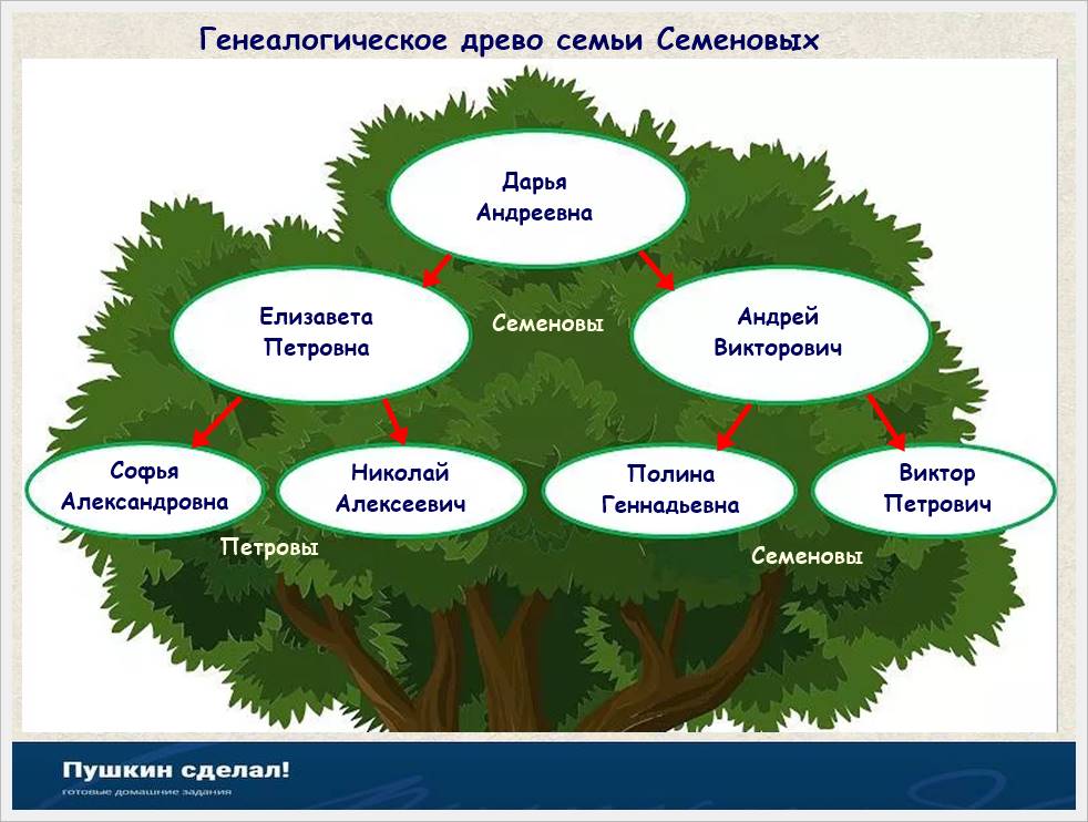 Проект по окружающему миру 2 класс родословная рабочая тетрадь