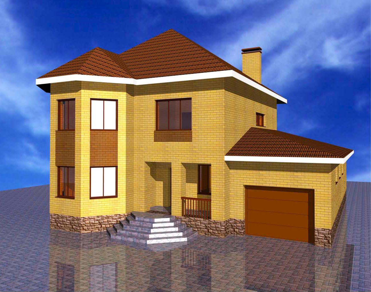 Планировки кирпичных двухэтажных домов
